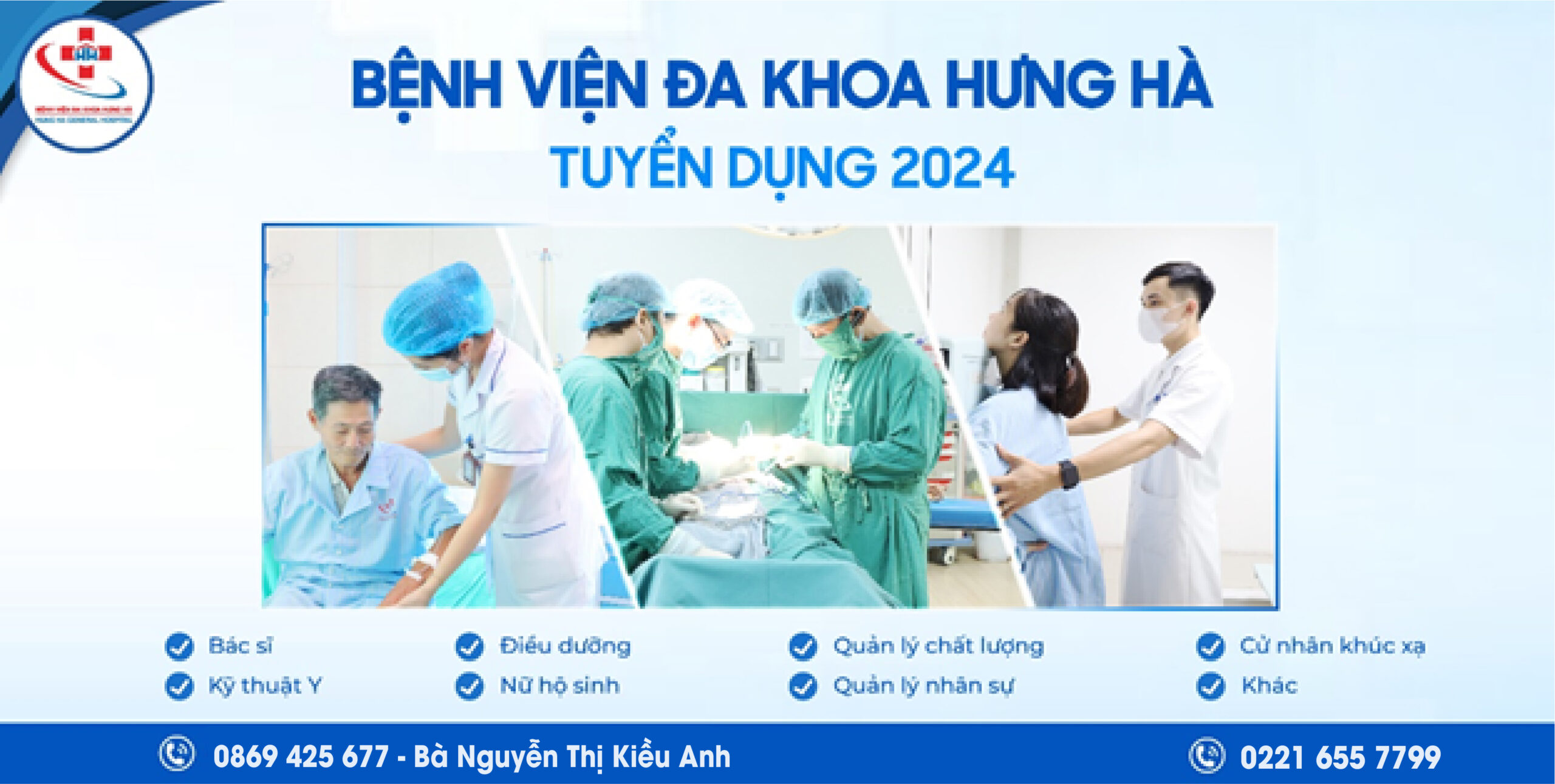 BẢN TIN TUYỂN DỤNG HỆ THỐNG Y TẾ HƯNG HÀ