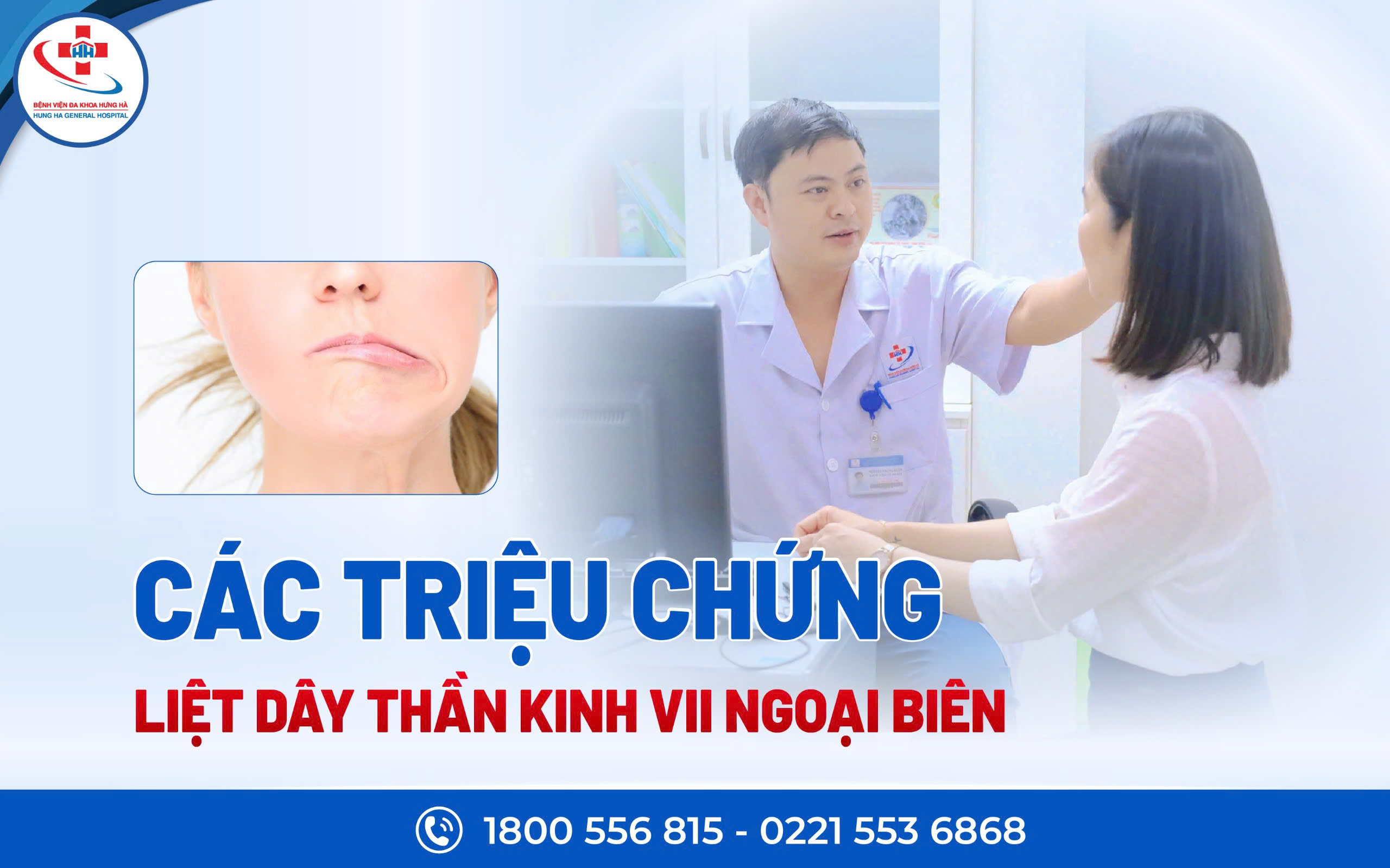 CÁC TRIỆU CHỨNG LIỆT DÂY THẦN KINH VII NGOẠI BIÊN