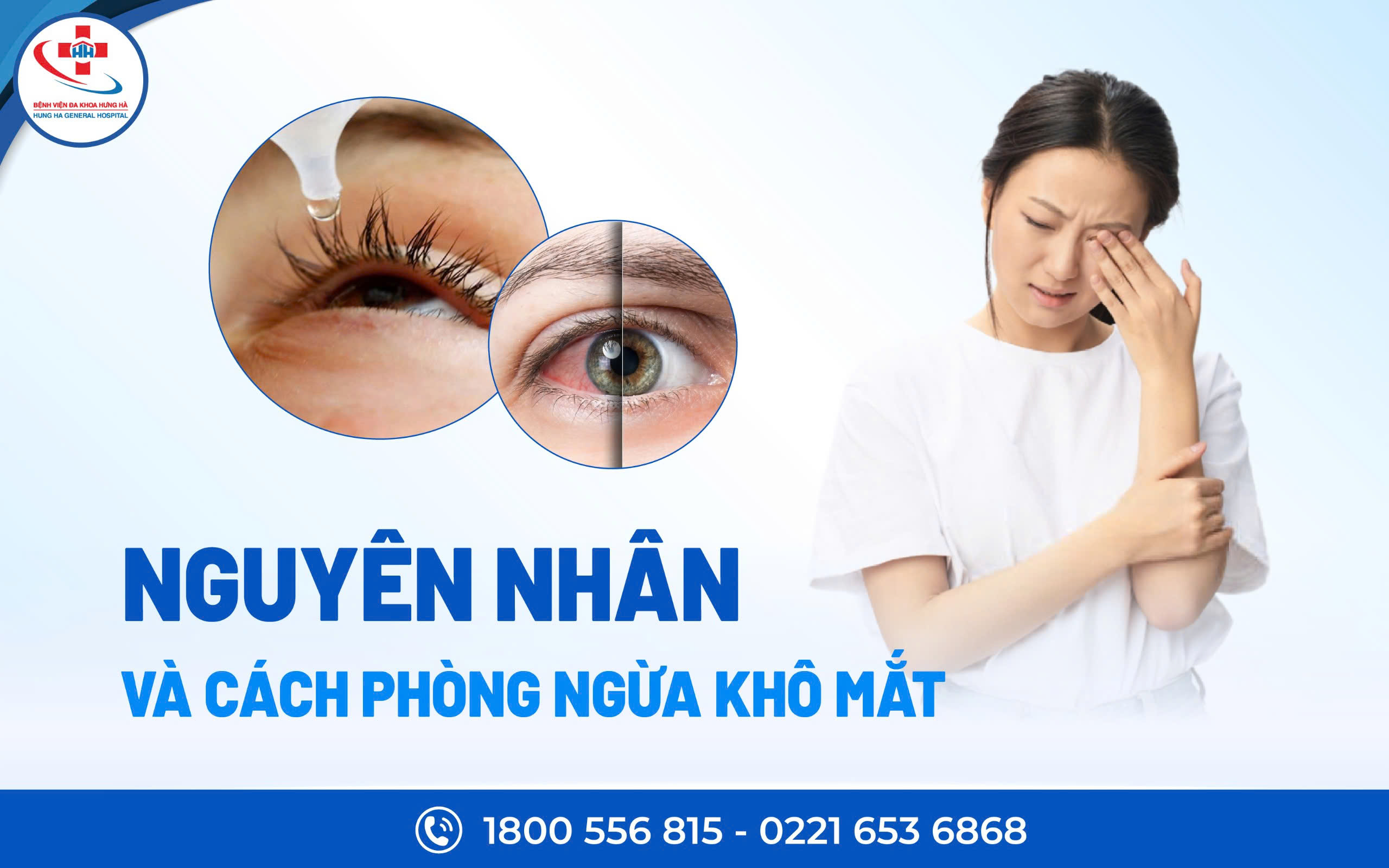 NGUYÊN NHÂN VÀ CÁCH PHÒNG NGỪA KHÔ MẮT