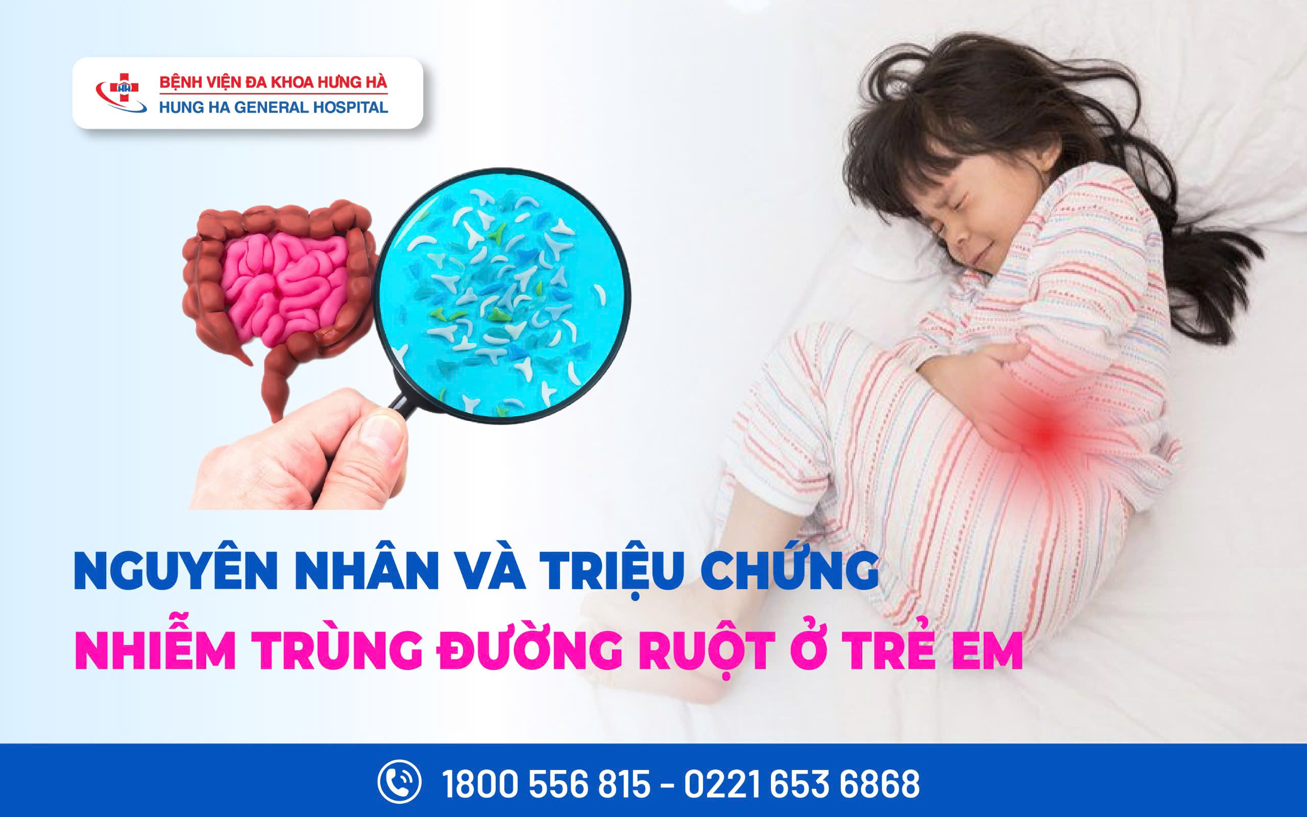 NGUYÊN NHÂN VÀ TRIỆU CHỨNG NHIỄM TRÙNG ĐƯỜNG RUỘT Ở TRẺ EM