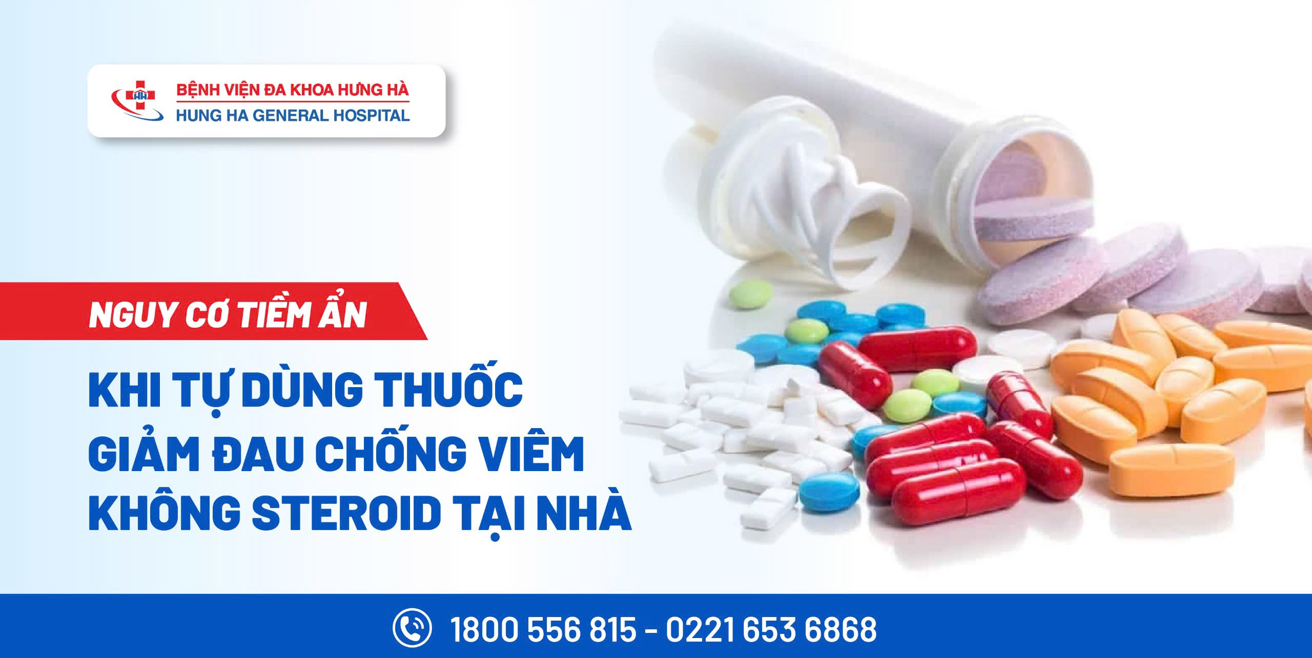 NGUY CƠ TIỀM ẨN KHI TỰ DÙNG THUỐC GIẢM ĐAU CHỐNG VIÊM KHÔNG STEROID TẠI NHÀ