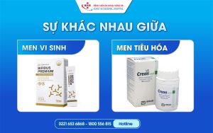 Sự khác nhau giữa men vi sinh và men tiêu hóa