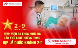 Bệnh viện Đa khoa Hưng Hà thường trực cấp cứu dịp Quốc khánh 2-9-2026 (5)