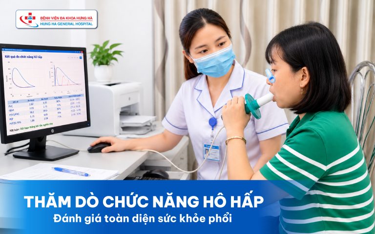 Thăm dò chức năng hô hấp tại Bệnh viện Đa khoa Hưng Hà