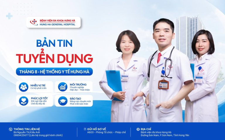 bệnh viện đa khoa hưng hà tuyển dụng nhân sự năm 2026
