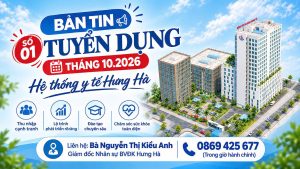 Hệ thống y tế hưng hà tuyển dụng